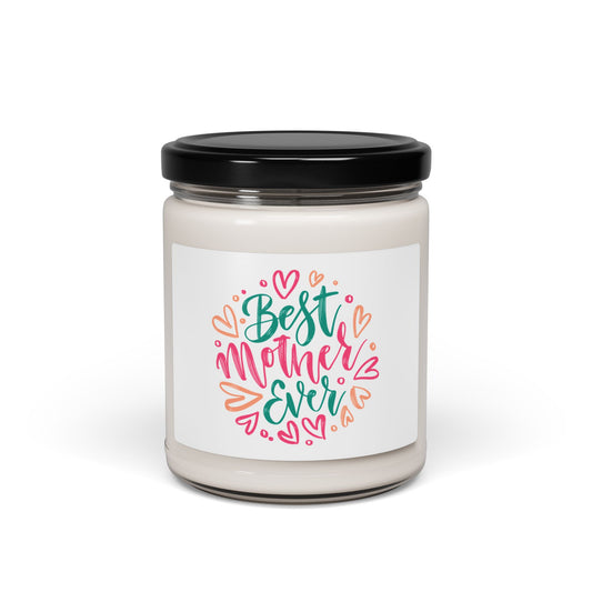 Best Mother Ever Scented Soy Candle - Perfect Gift for Mother's Day